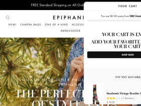 epiphanie.co homepage screenshot