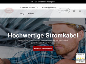maskabel.com homepage screenshot