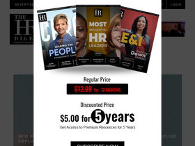 'thehrdigest.com' screenshot