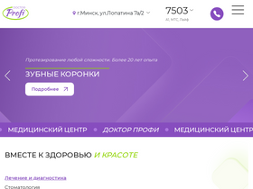 'doctorprofi.by' screenshot