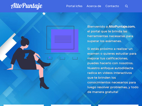 'altopuntaje.com' screenshot