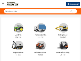 'mascus.se' screenshot