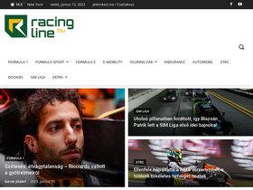 'racingline.hu' screenshot
