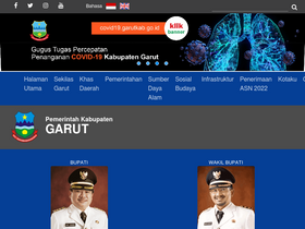 'baznas.garutkab.go.id' screenshot