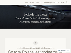 'pokolenieikea.com' screenshot