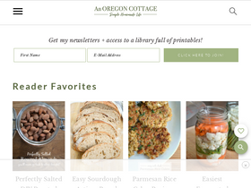 'anoregoncottage.com' screenshot