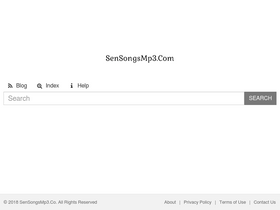 'sensongsmp3.la' screenshot