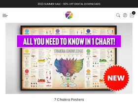 '7chakrastore.com' screenshot