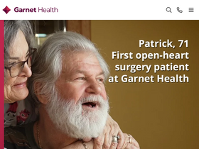 'garnethealth.org' screenshot
