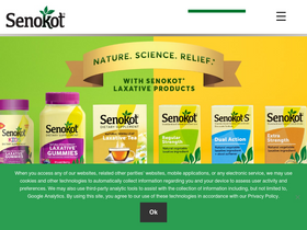 'senokot.com' screenshot