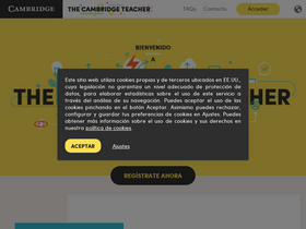 'thecambridgeteacher.es' screenshot