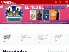 'librerianacional.com' screenshot