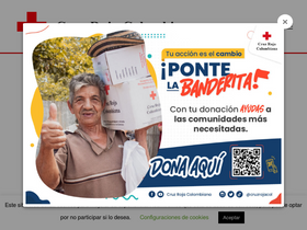 'cruzrojacolombiana.org' screenshot