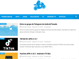 'androidtunado.com.br' screenshot