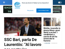 'telebari.it' screenshot