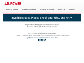 'jdpoweronline.com' screenshot