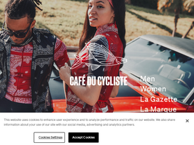'cafeducycliste.com' screenshot