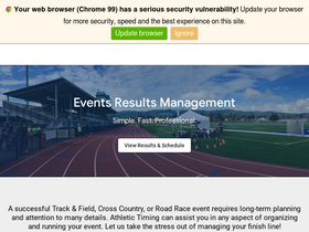 'athletictiming.net' screenshot