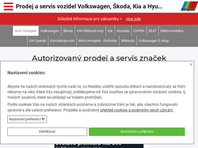 'auto-horejsek.cz' screenshot