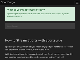 'sportsurge.to' screenshot