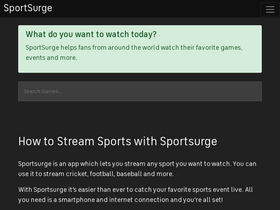 Sportsurge discount nfl streams