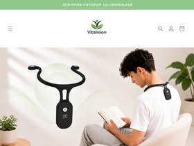 vitalision.com homepage screenshot