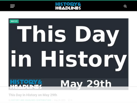 'historyandheadlines.com' screenshot