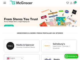 'mcgrocer.com' screenshot