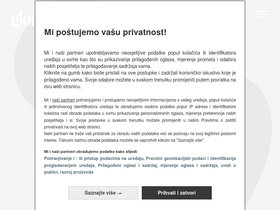 'gloriaglam.hr' screenshot