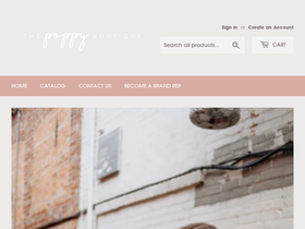 shopthepoppy.com homepage screenshot