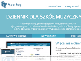 'mobireg.pl' screenshot