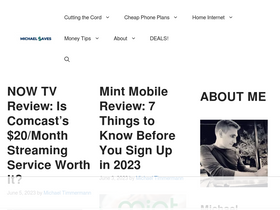 'michaelsaves.com' screenshot