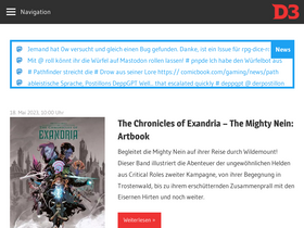 'dnddeutsch.de' screenshot