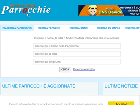 'parrocchie.it' screenshot
