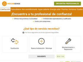 'hogarsense.es' screenshot