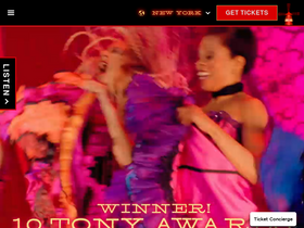 'moulinrougemusical.com' screenshot