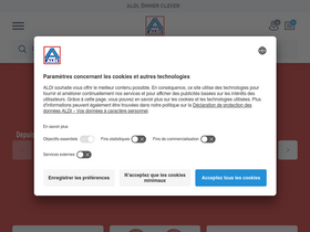 'aldi.lu' screenshot