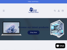 oztechnologies.com.au homepage screenshot