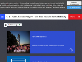 'chorzow.eu' screenshot