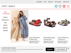'cipomarket.hu' screenshot