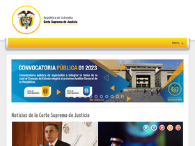 'cortesuprema.gov.co' screenshot