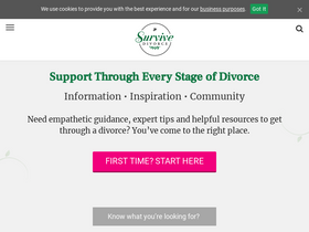 'survivedivorce.com' screenshot