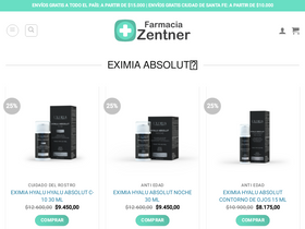'farmaciazentner.com.ar' screenshot