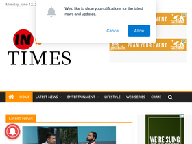 'inquilabtimes.com' screenshot