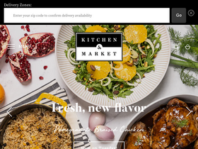 kitchenandmarket.com homepage screenshot