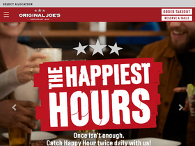 'originaljoes.ca' screenshot