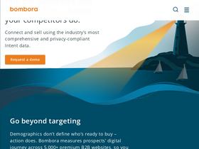 'bombora.com' screenshot