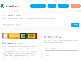 'aduankonten.id' screenshot