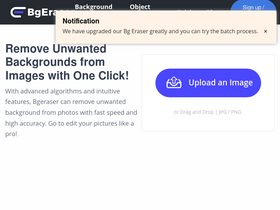 'bgeraser.com' screenshot