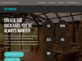 'softwoods.com.au' screenshot